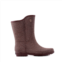 ULAN fabric touch rain boots in brown