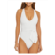 Becca by Rebecca Virtue womens solid polyester one-piece swimsuit