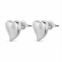 UNOde50 womens uno heart earrings in silver