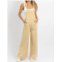 PAPERMOON the britton flare overall in beige