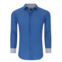 Tom Baine slim fit performance long sleeve geometric button down