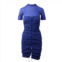 Unravel Project rib hybrid dress - blue