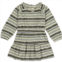 VIGNETTE girls willow dress in green multi stripe