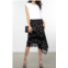 ESSENTIEL ANTWERP zanary lace detail skirt in black