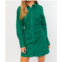 LE LIS shirt dress in green