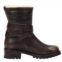 Ross & Snow emilina weatherproof shearling bomber moto boot in brown