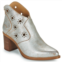 Casta terry bootie in silver