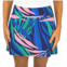 Katherine Way ojai skort in tropical leaves navy and pink