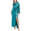 Aidan Mattox one-sleeve maxi dress