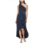 Jessica Howard petites womens ruffled maxi evening dress