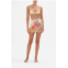 Camilla short draped sarong in sunlight & symphony