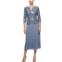 Alex Evenings petites womens jacket midi two piece dress