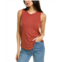 SOL ANGELES womens eco slub tank in cayenne