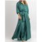 Mulla new wave tie pant + top set in green