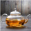 QuikFurn 33.8 oz/ 1 liter borosilicate glass teapot with removable filter infuser