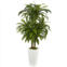 HomPlanti marginatum artificial plant in white tower vase