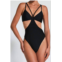 Devon Windsor quinn full piece swimsuit in black