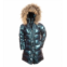 Appaman kids long down coat in sparkle ocean