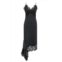 Gold Hawk womens emma bottom slip dress in black