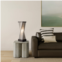 Nova of California torque 24 accent table lamp in espresso and satin nickel with online switch