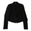 Amiri womens black double collar blazer