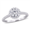 Created Forever 1 1/3ct tw lab-grown diamond halo engagement ring in 14k white gold