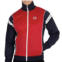 Sergio Tacchini scirocco tracktop in red/navy
