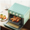 QuikFurn modern space saving countertop kitchen convection toaster oven air fryer - teal