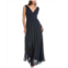 THE DESSY GROUP dessy collection draped chiffon maxi dress