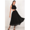 Akalia out of your reach maxi backless dress