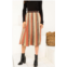 THML pleated patterned skirt in multi