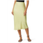 Krisa boa midi skirt in green