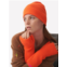 Brodie Cashmere womens beths beanie in neon orange