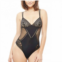 Implicite infinity bodysuit in black