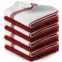 Zulay Kitchen absorbent kitchen towels cotton 8 pack 12x12