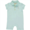 ME & HENRY kids drift polo romper in mint