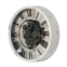 Homezia rustic white industrial gear vintage wall clock