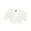 Katie J NYC girls goldie short sleeve cardigan - juniors in white