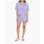 Mono b luxe resort brushed hacci loungewear set in purple