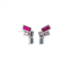 UNOde50 womens glitter by glitter earrings in multi color