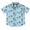 Feather 4 arrow boys wavy palm button down in crystal blue