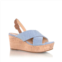 Marion Parke womens maren wedge in light denim