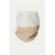 AMBER HARDS minimal snood in ivory/camel