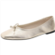 On 34th naomiep womens faux leather slip on ballet flats