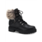 Sun + Stone orlenaa womens cold weather faux fur lined booties