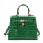 Tiffany & Fred alligator embossed leather grace satchel