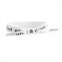 Rastaclat original hand assembled white positive vibes adjustable single lace bracelet