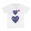 Comme Des Garcon white heart t-shirt