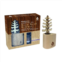 PURSONIC 3d wood tree decor reed diffuser with lavender essential oils