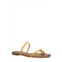 BCBGMaxazria bali yellow leather flat sandal